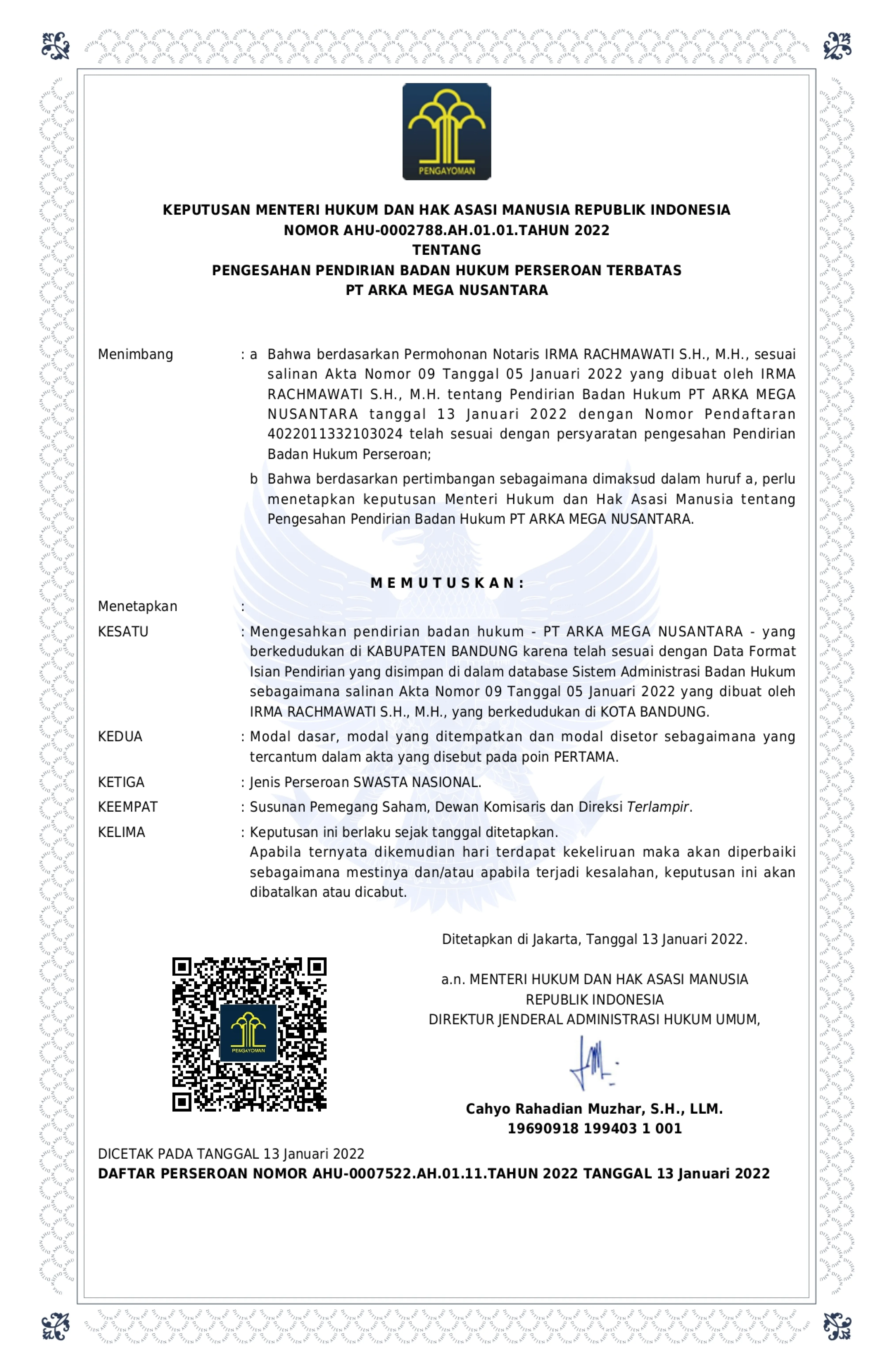 Preview SK Kemenkumham