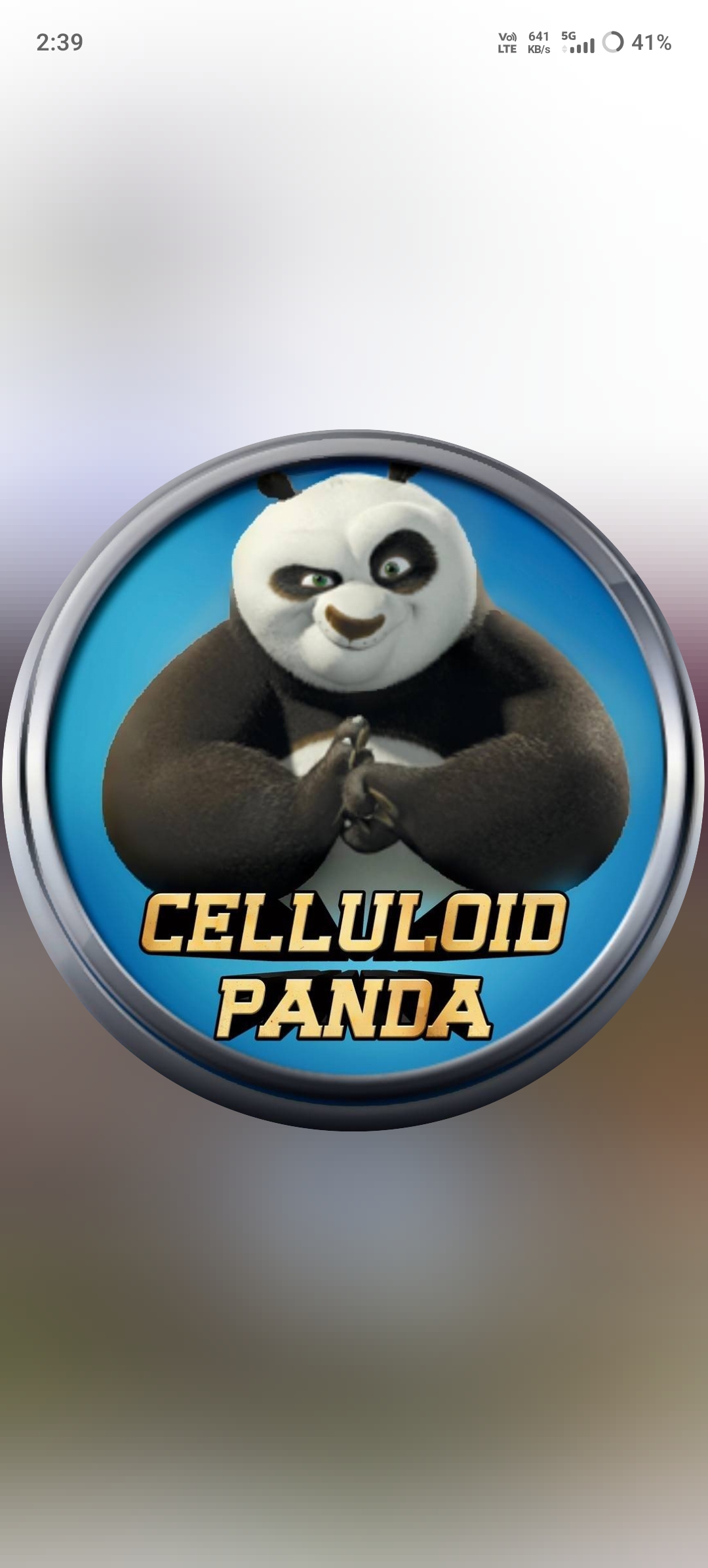 Celluloid Panda