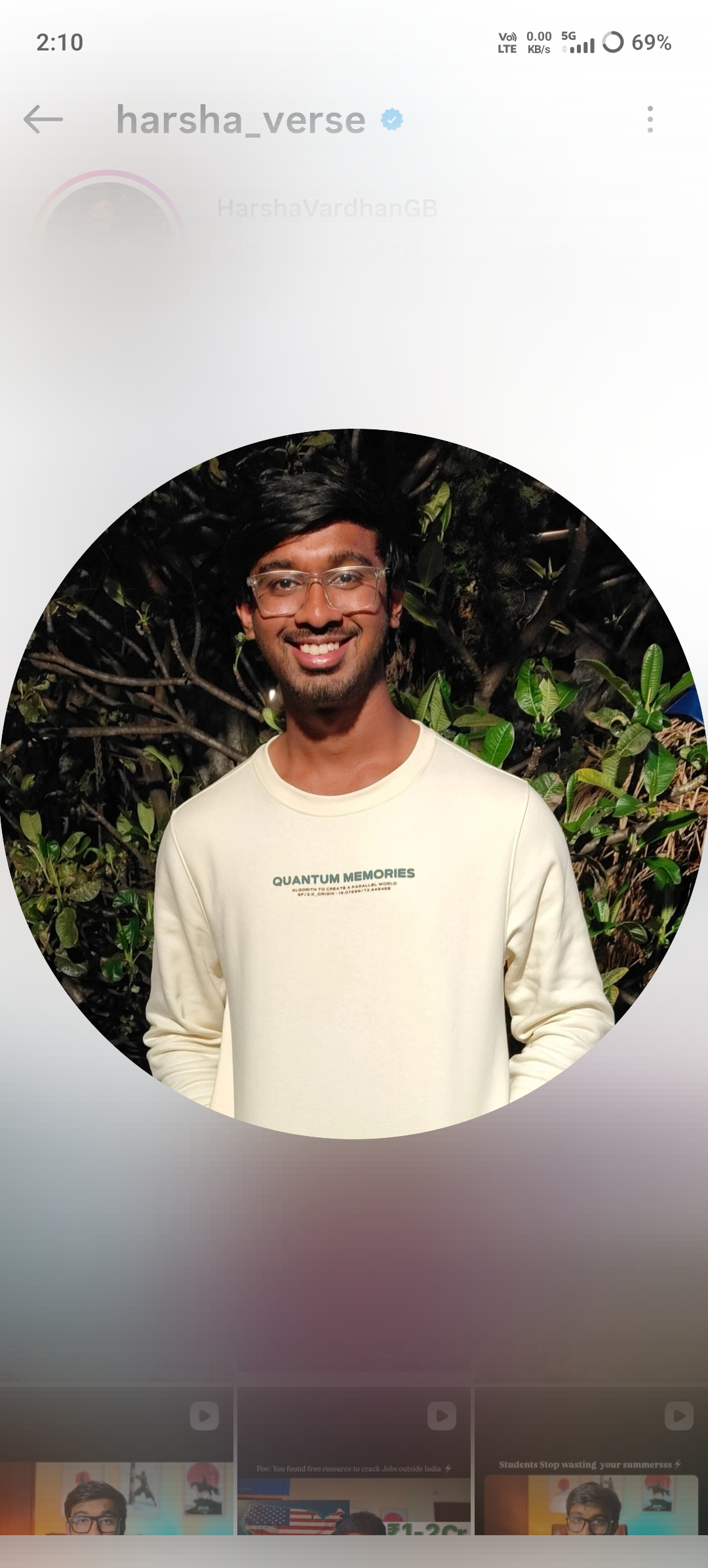 Harsha Verse