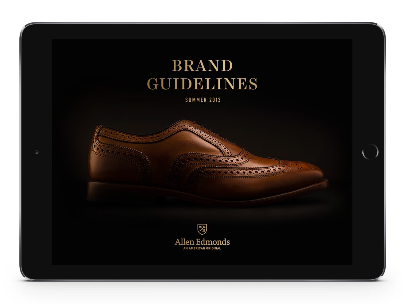 Allen Edmonds Brand Guidelines Cover