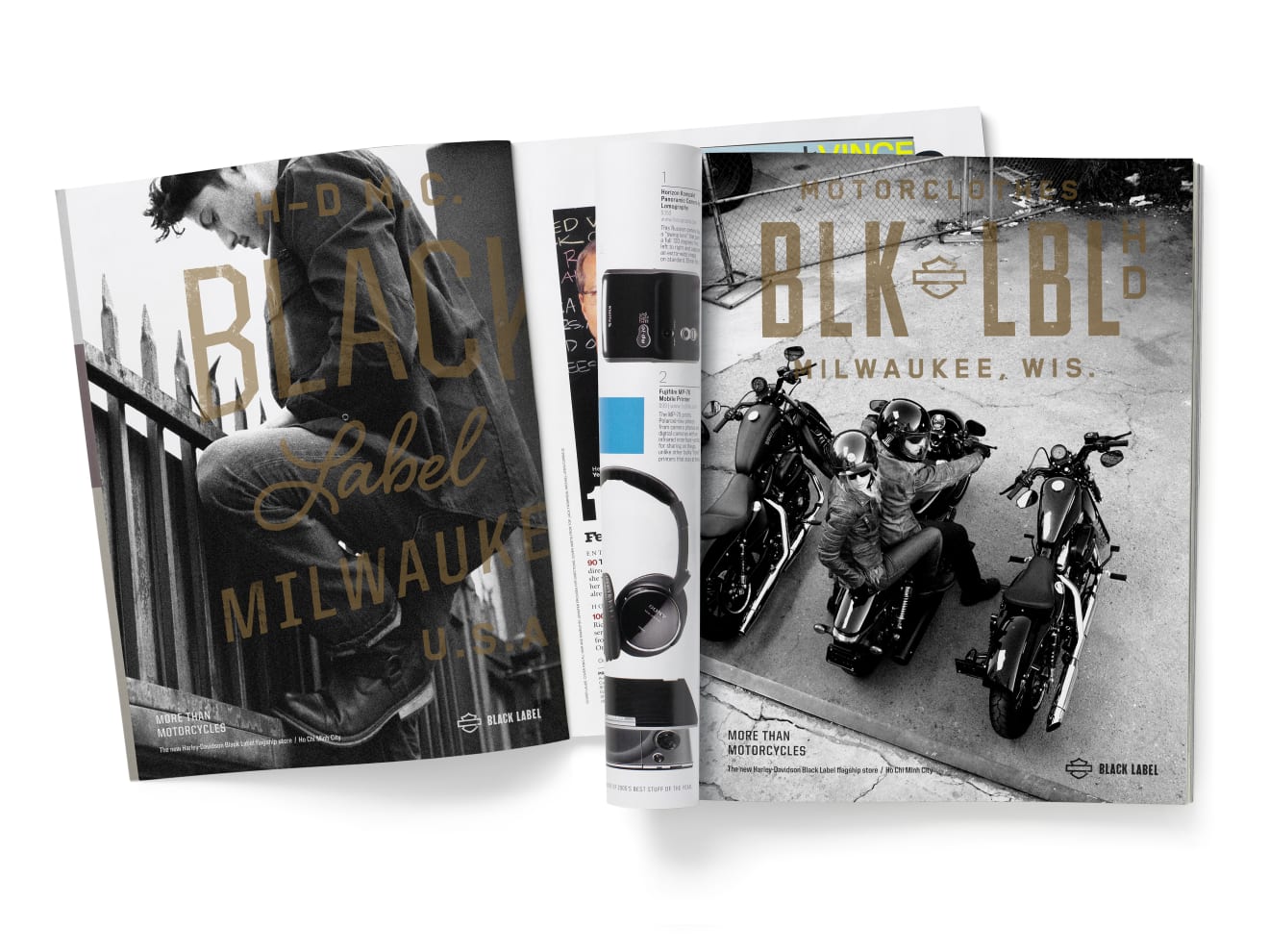 Harley-Davidson Black Label Campaign, Magazine Ads