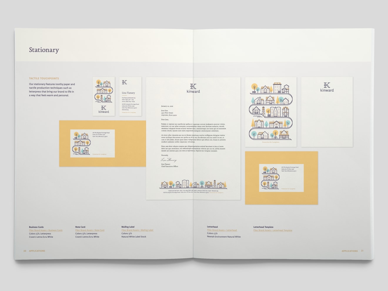 Kinward Brand Manual, Stationary