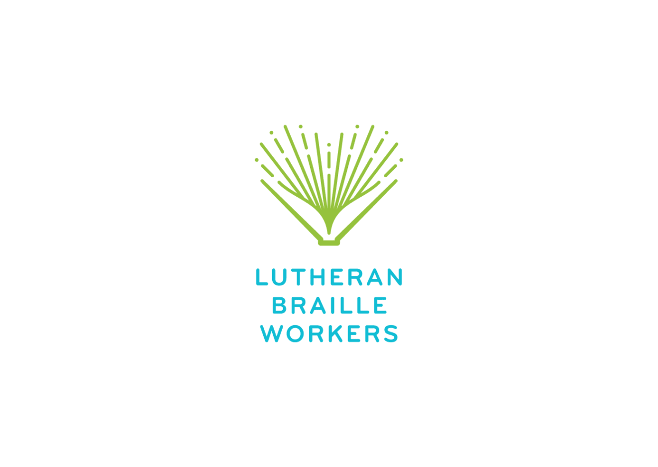 Lutheran Braille Workers Logo Concept, Direction 1