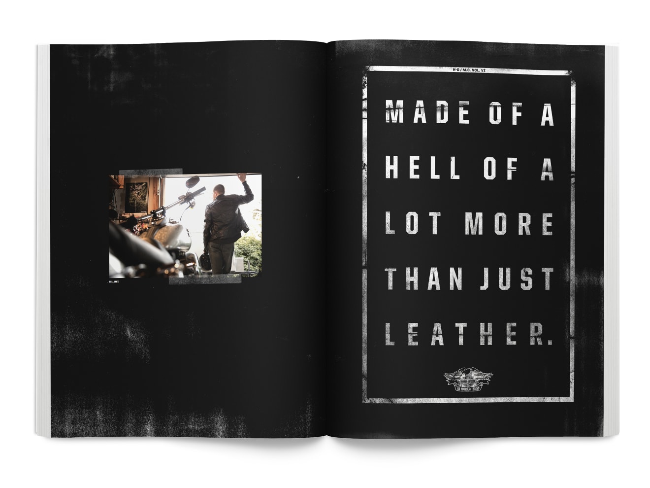 MotorClothes Lifestyle Photography Book Spread