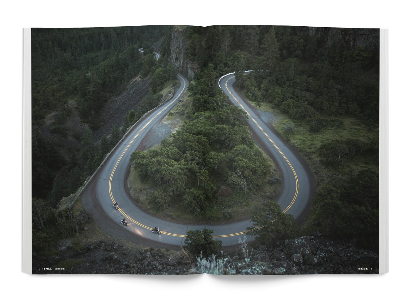 MotorClothes Lifestyle Photography Book Spread