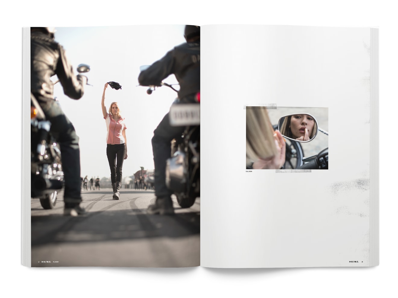 MotorClothes Lifestyle Photography Book Spread