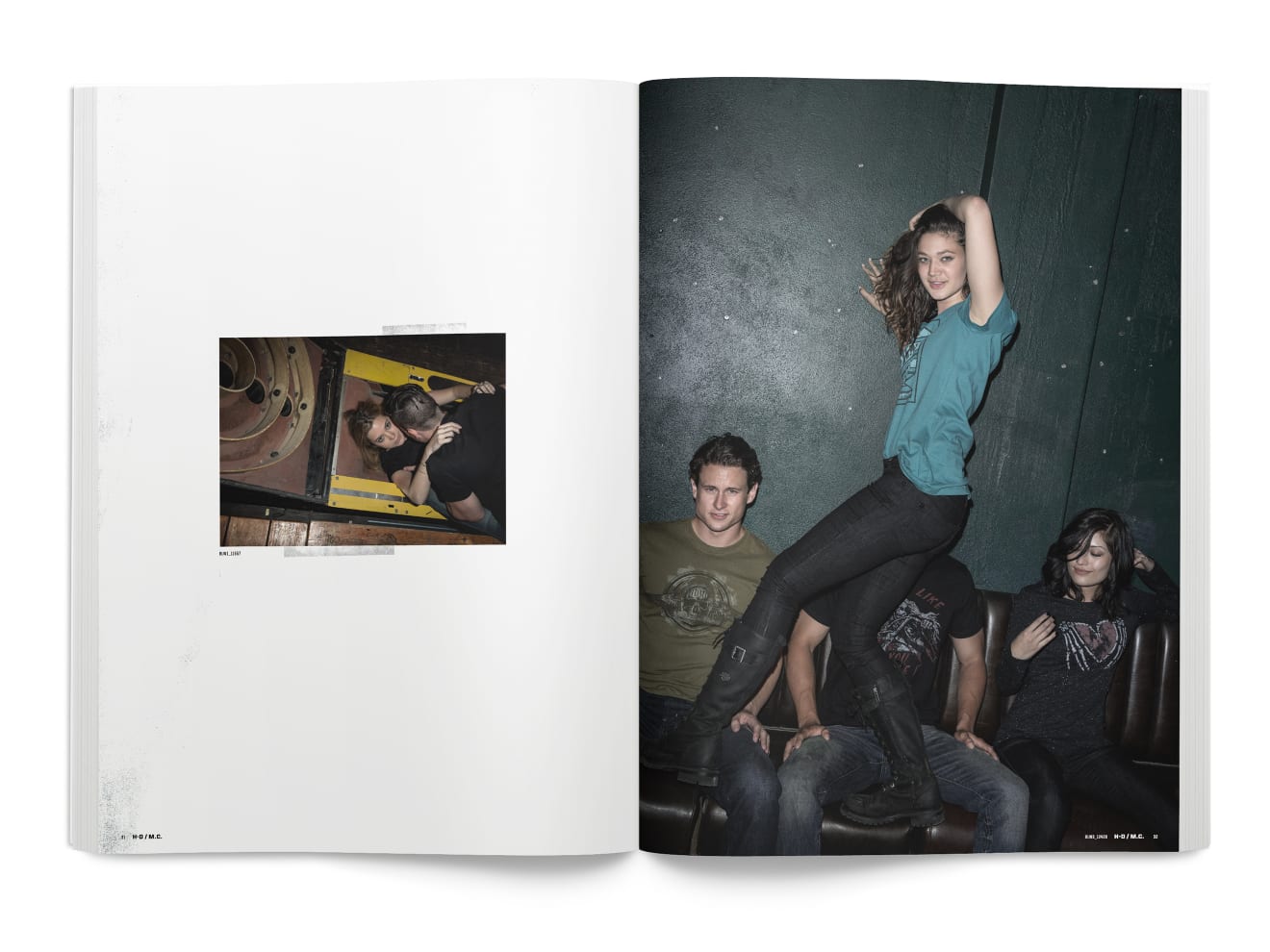 MotorClothes Lifestyle Photography Book Spread