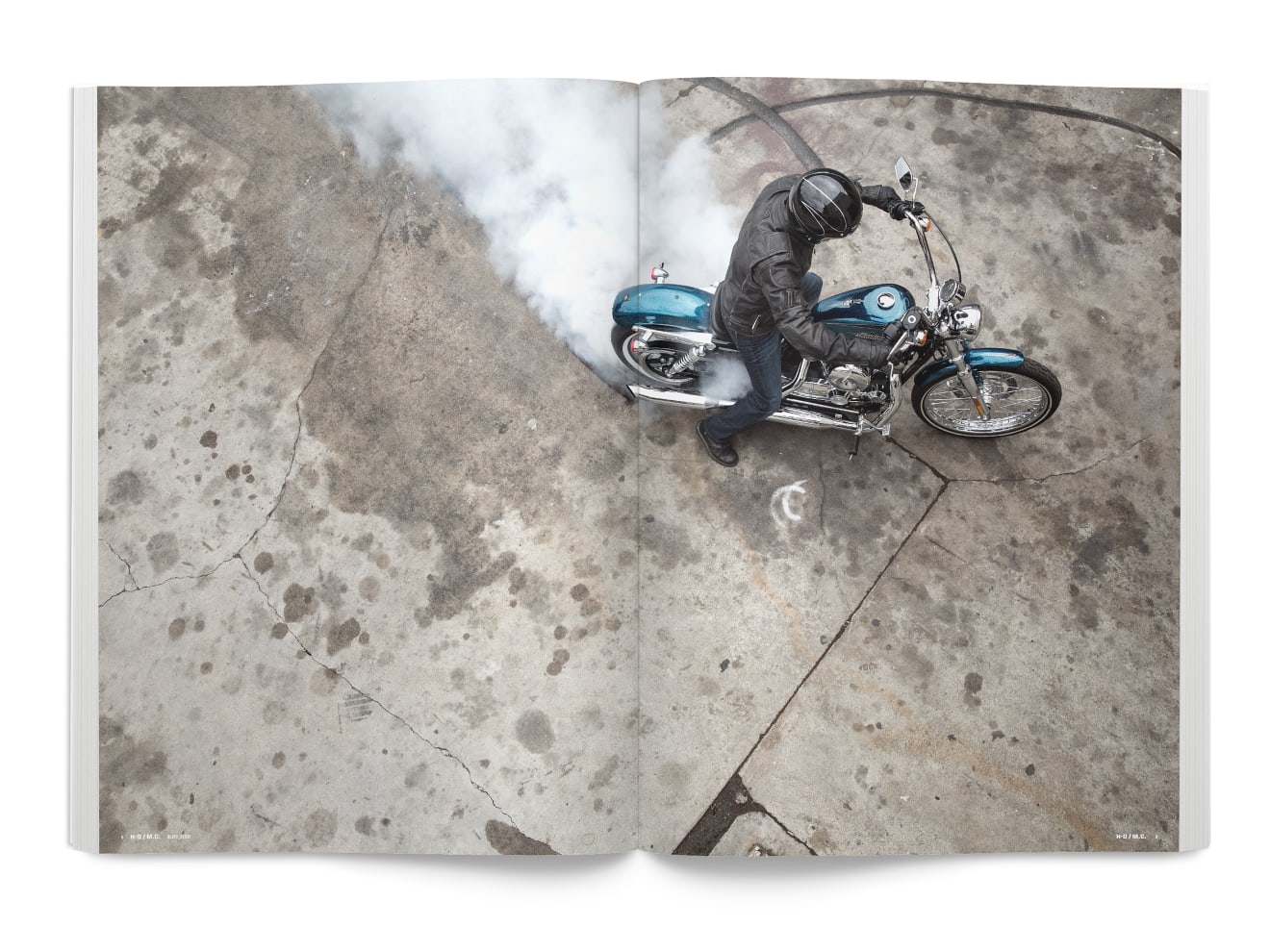 MotorClothes Lifestyle Photography Book Spread