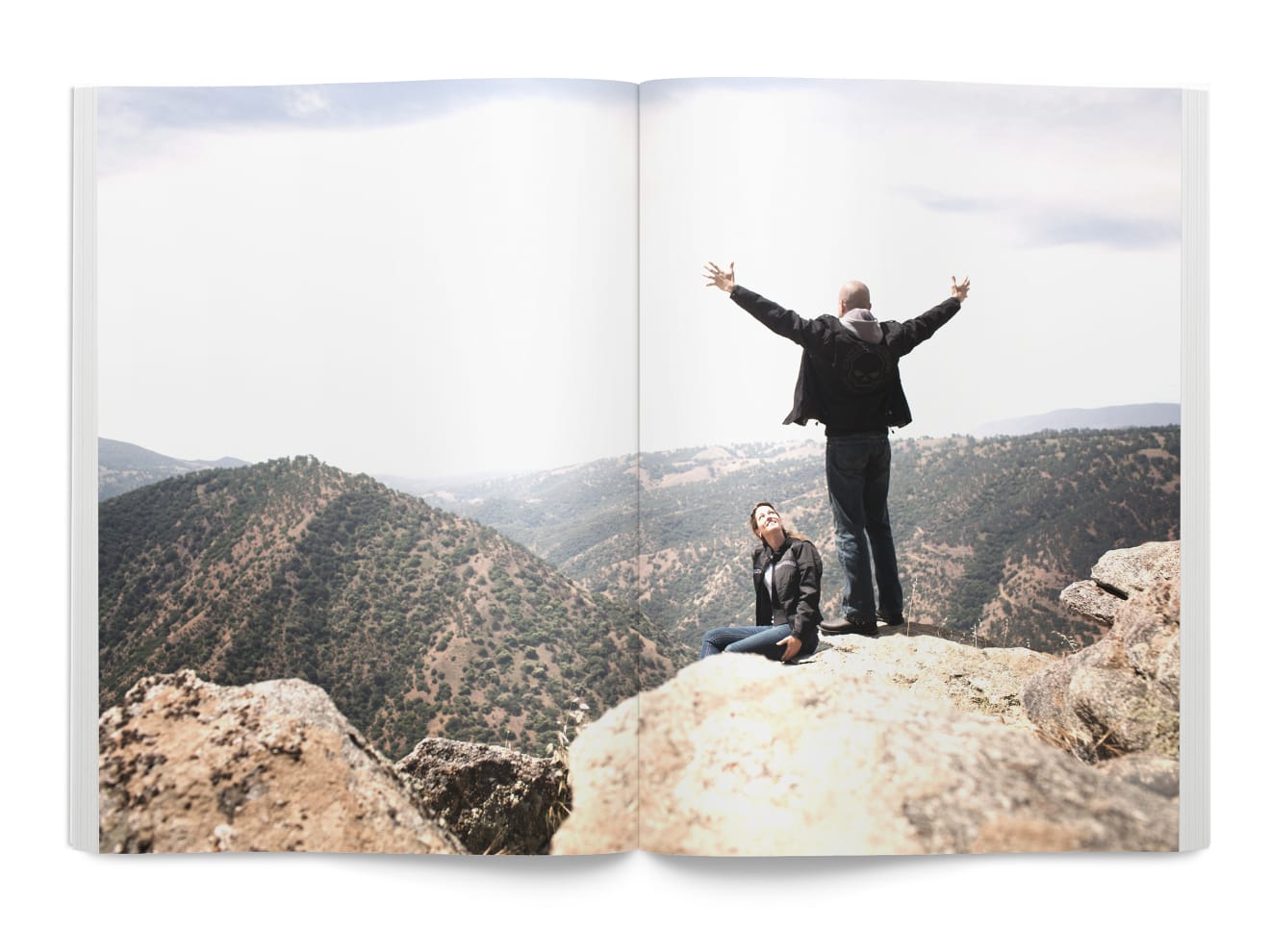 MotorClothes Lifestyle Photography Book Spread