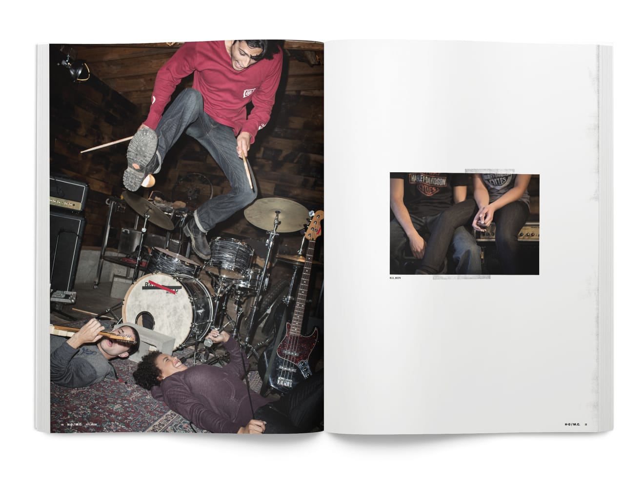 MotorClothes Lifestyle Photography Book Spread