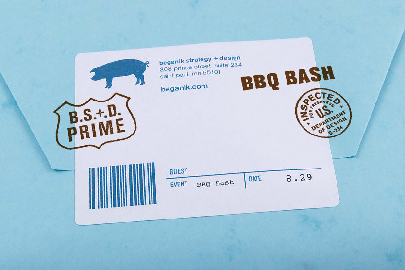 Beganik Summer BBQ Invitation