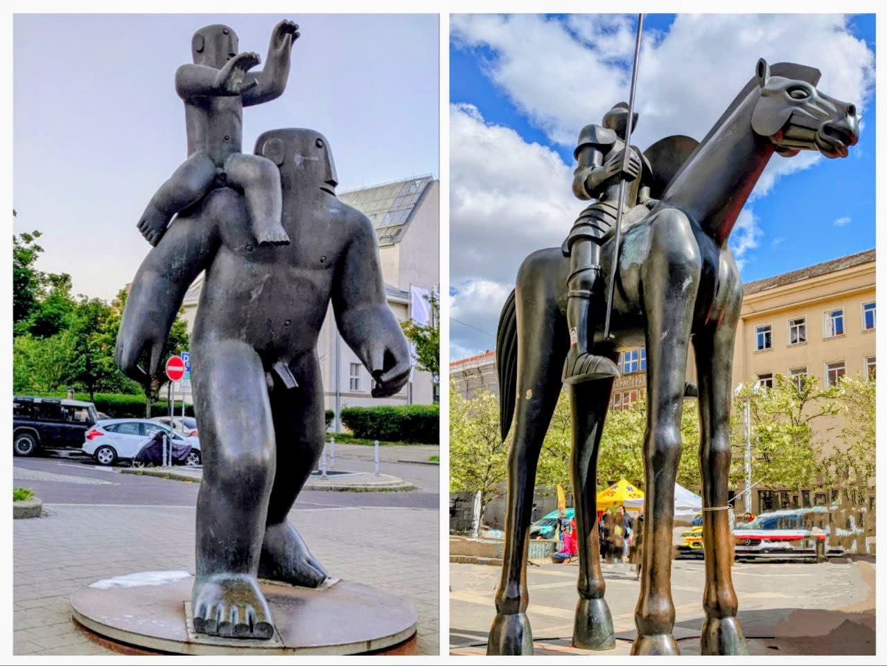 Few Interesting Statues in Brno