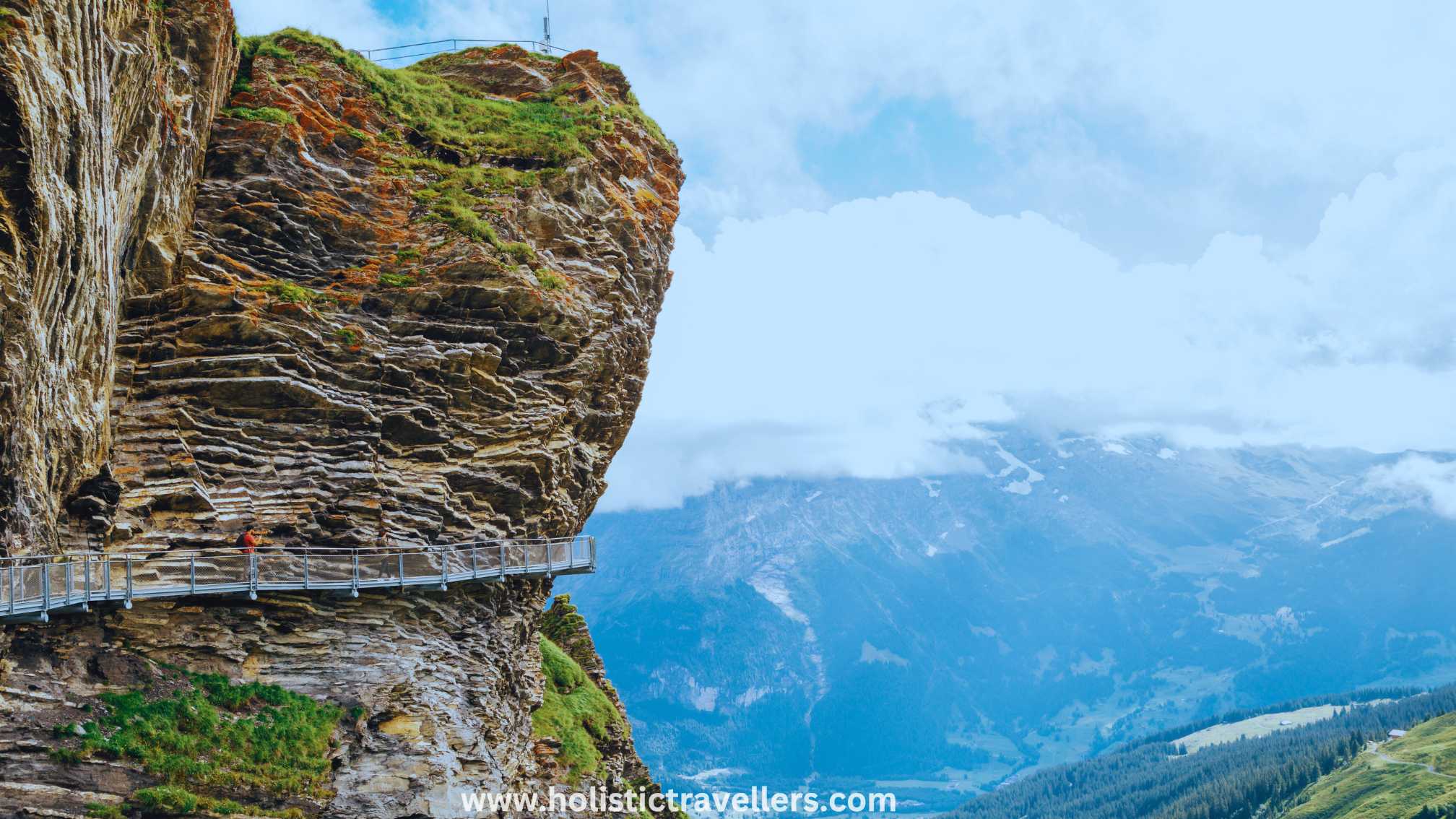 First Cliff Walk at Grindelwald First with panoramic mountain views