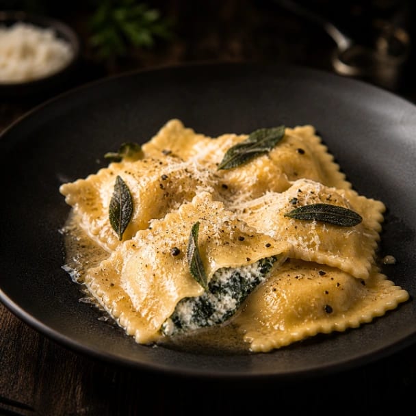 Ravioli Ricotta e Spinaci