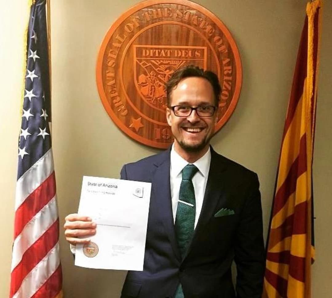 John Glenn_AIA_State Representative Candidate_LD24_Ballot Petition Submittal Day