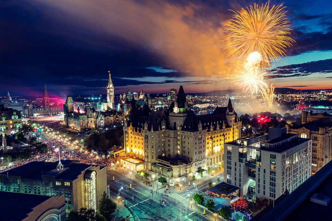 Ottawa Fireworks Canada Day 2012