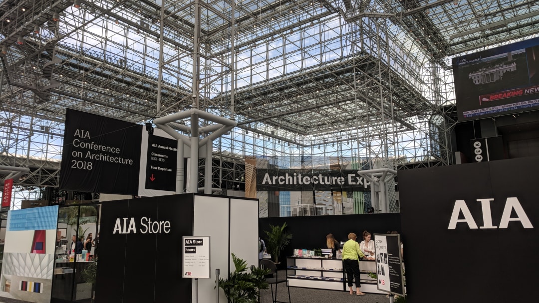 A'18 Conference on Architecture in the Jacob Javits Center