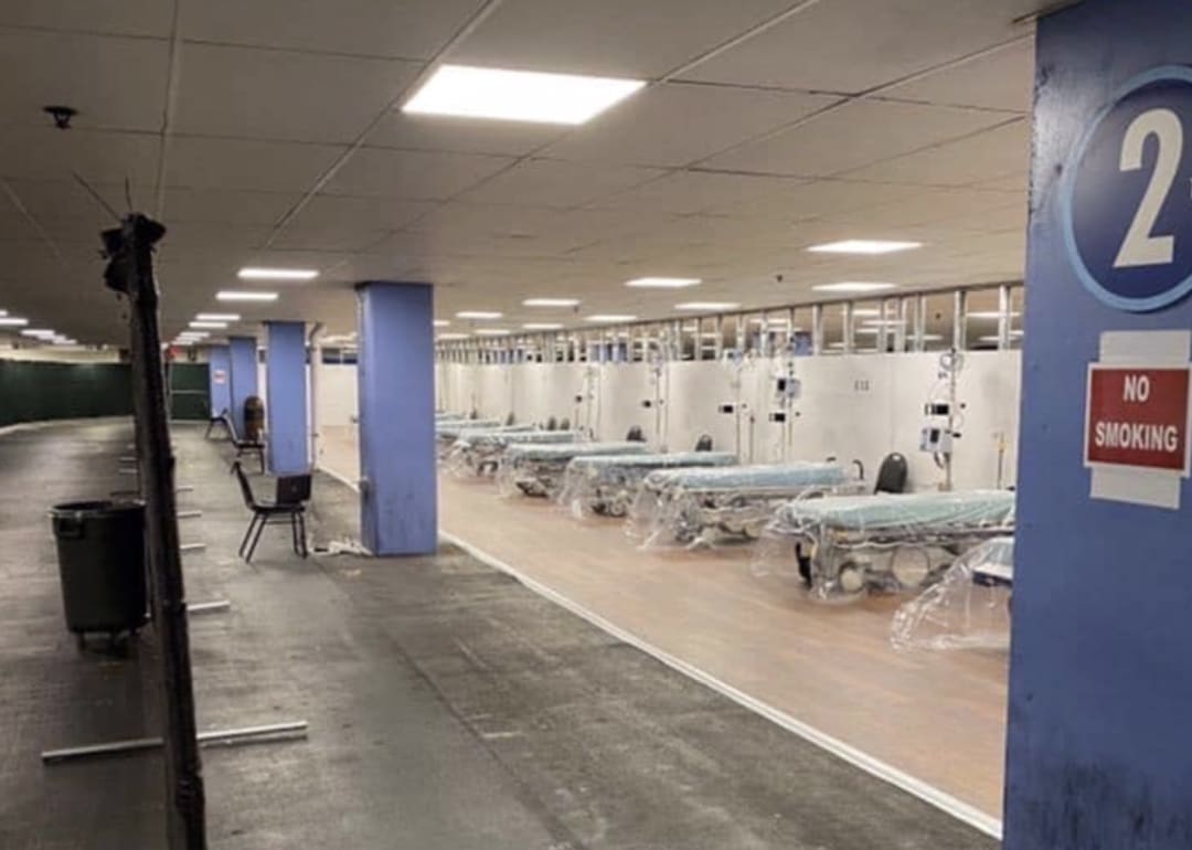 Vanderbilt University Medical Center transformed a parking garage for COVID-19 response