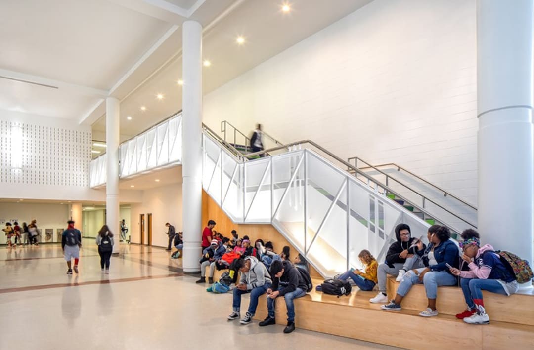 Southeast Raleigh Magnet High School Great Hall Renovation Aia Southeast Raleigh High School Calendar