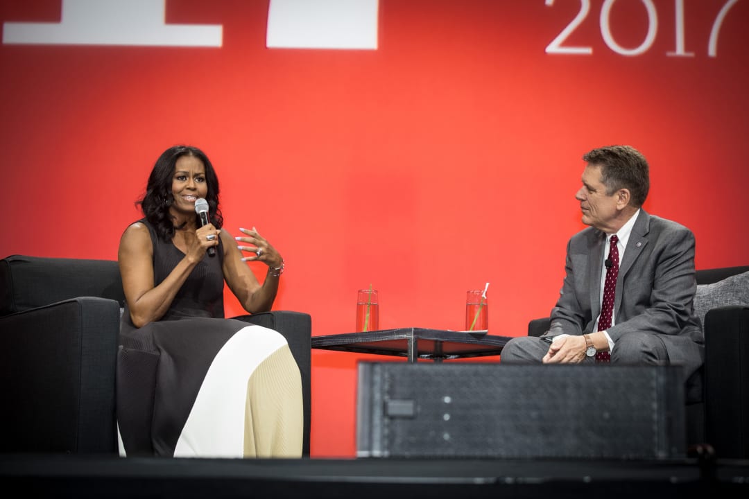 Michelle Obama and Thomas Vonier, FAIA