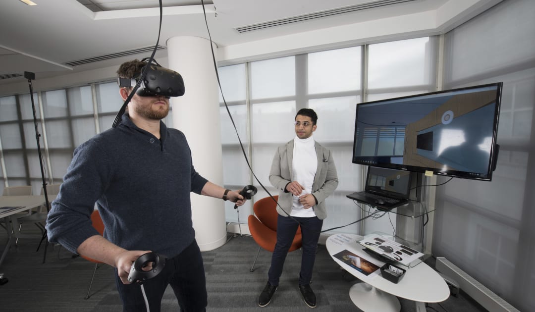 EPs at Perkins+Will demonstrating virtual reality