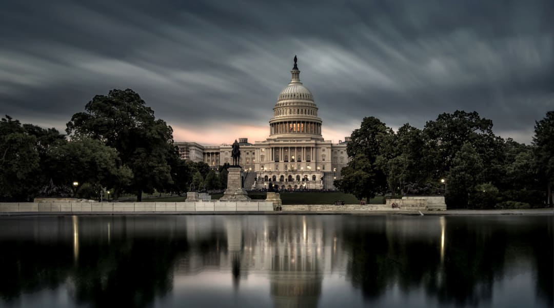 US Capitol at dusk - Tax reform and small firms