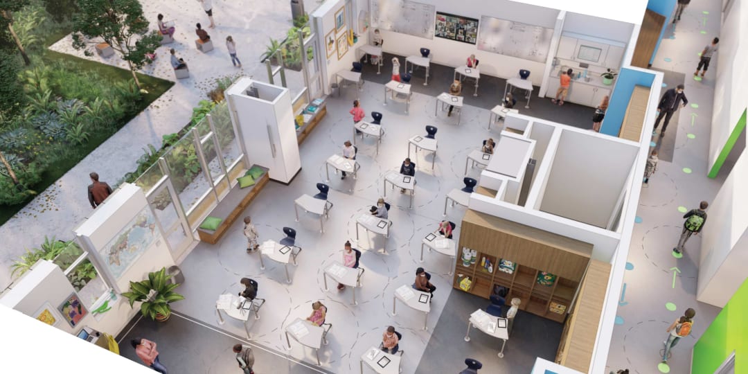 AIA's team developed strategies for classrooms using emerging research and public health information.