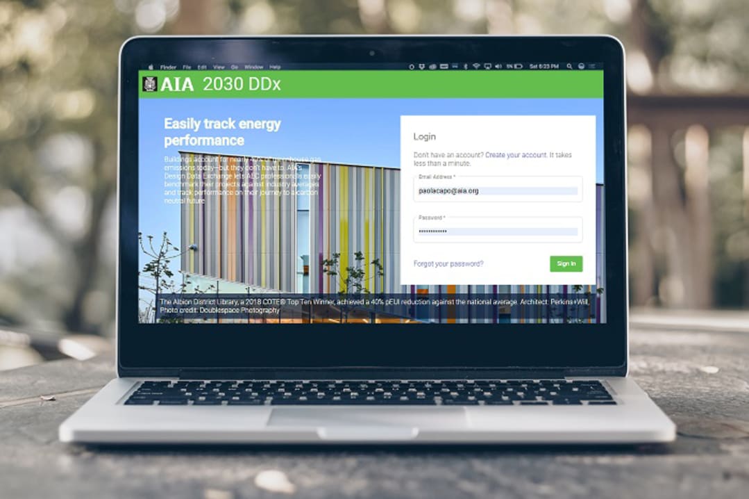 Laptop showing new DDx interface