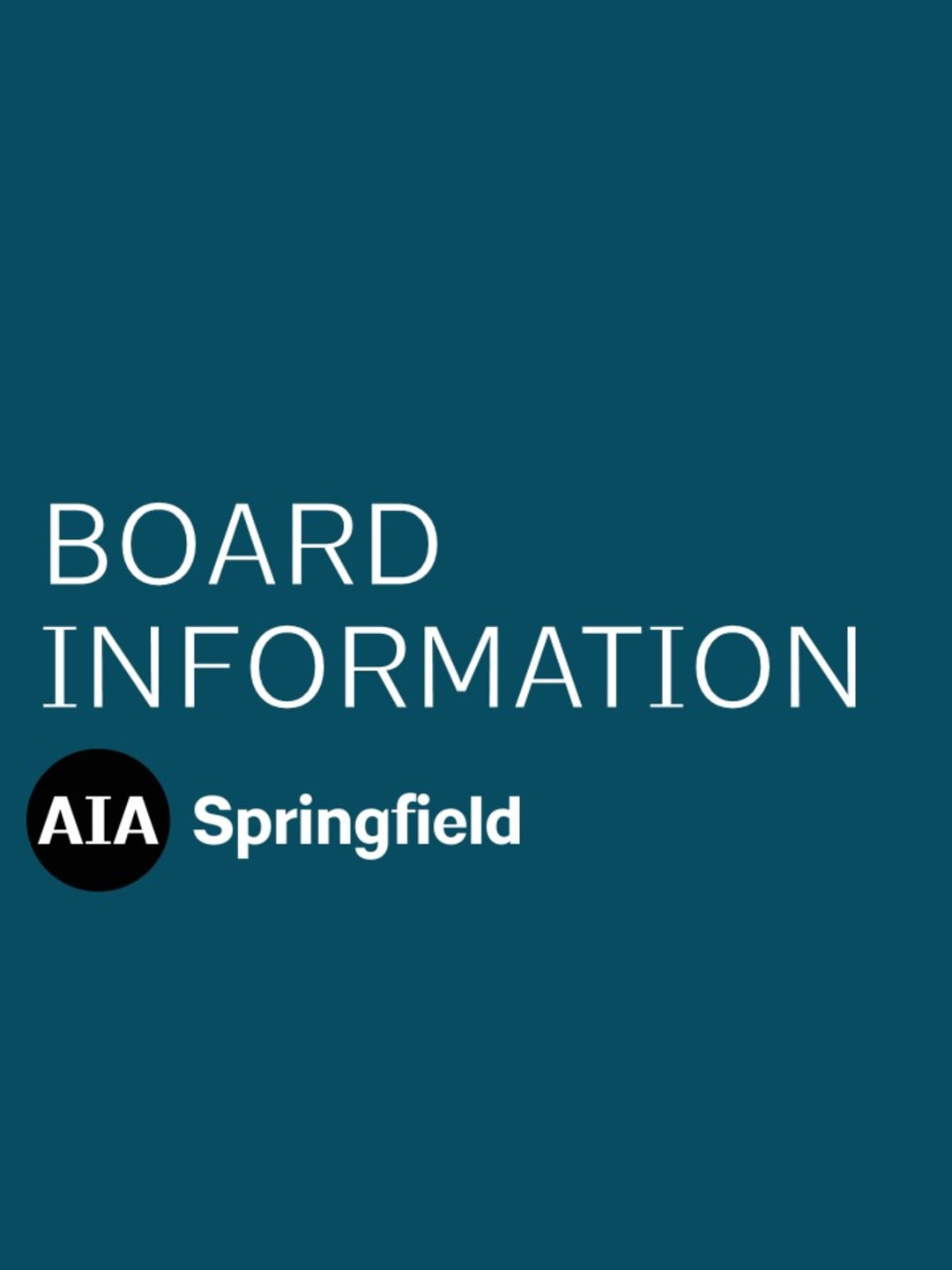 BOARD INFORMATION