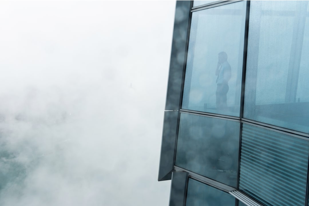 high-rise office building, moisture management
