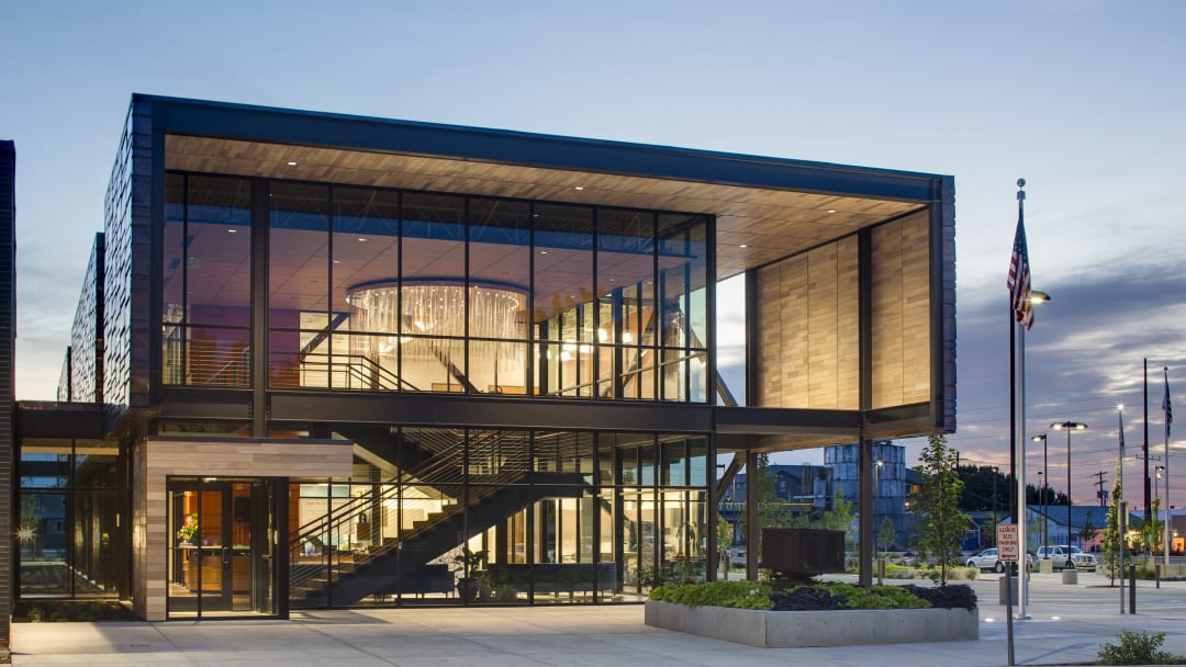 Main entry to Midvale Senior Center