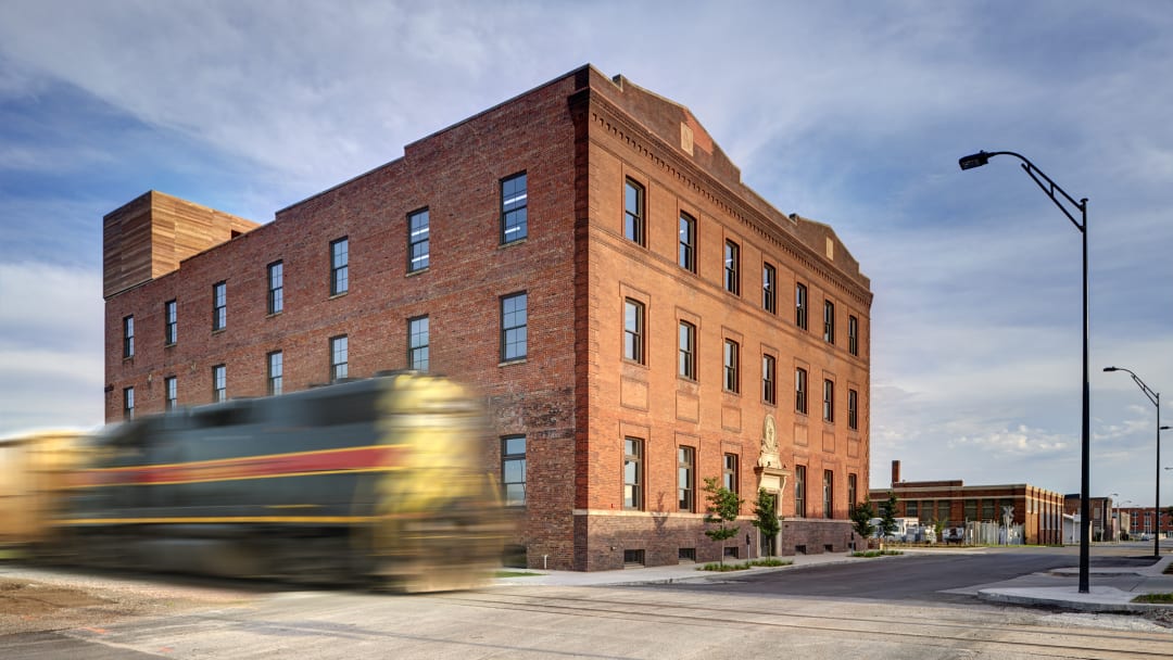 MARKET ONE, AN ADAPTIVELY REUSED HISTORIC BUILDING AND A 2021 COTE TOP TEN AWARD RECIPIENT, HAS HELPED CATALYZE REDEVELOPMENT WITHIN THE DISTRICT.