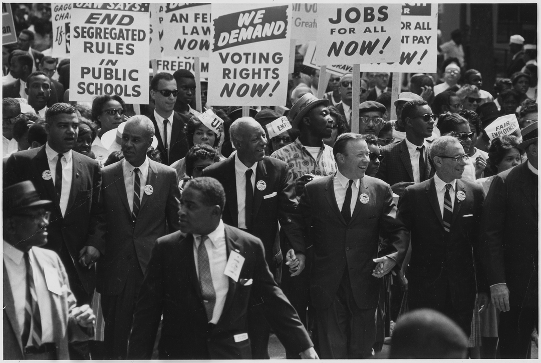 Whitney M. Young Jr at the Civil Rights March on Washington