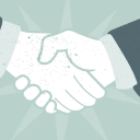 business professional's handshake