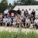 AIA Wisconsin Leaders pose for group photo at the Aldo Leopold Foundation in Baraboo