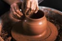 Turning clay