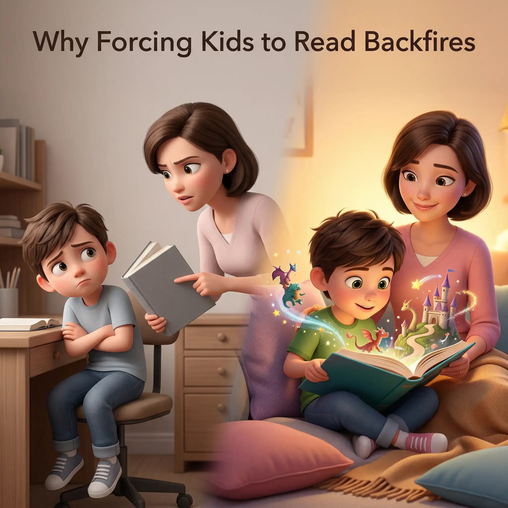 Why Forcing Kids to Read Backfires (And What to Do Instead)