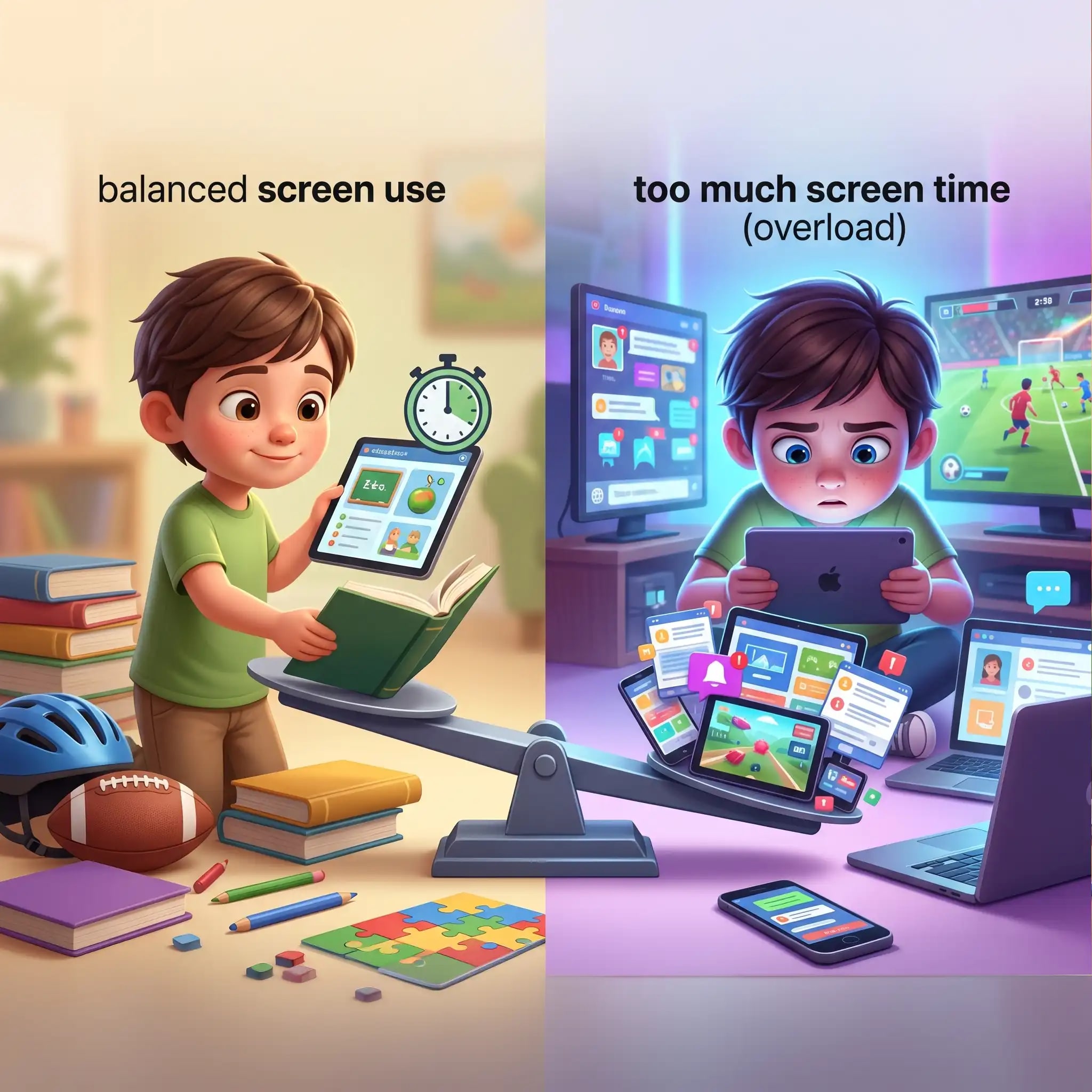 How Much Screen Time Is Too Much for Kids? (A Guilt-Free Guide)