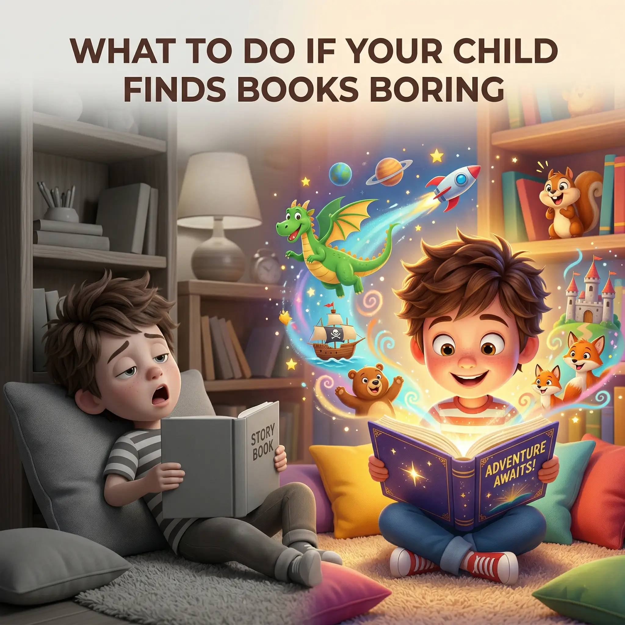 What to Do If Your Child Finds Books Boring