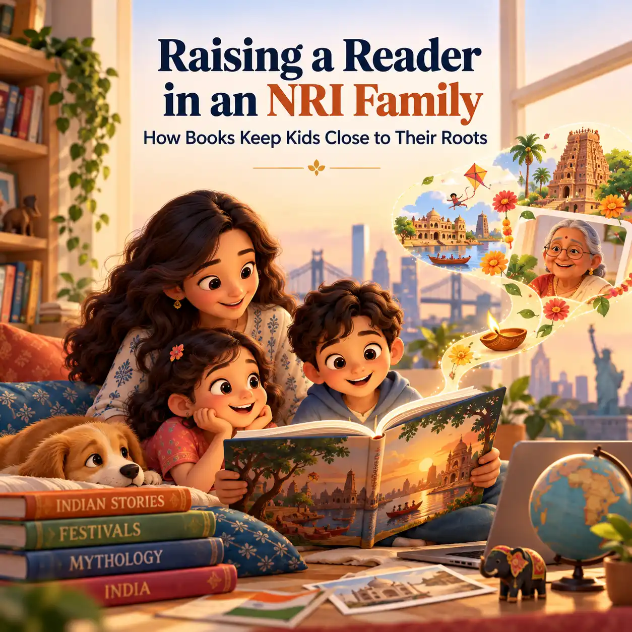 Raising a Reader in an NRI Family: How Books Keep Kids Close to Their Roots
