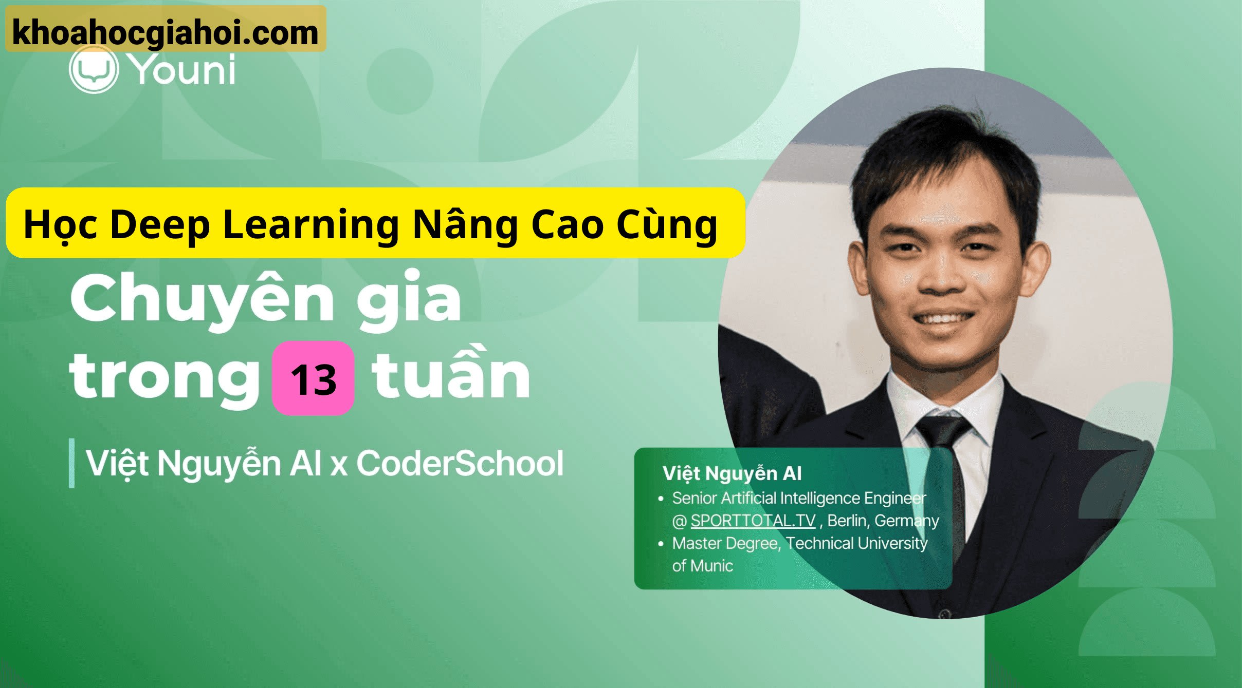 Khóa Học Deep Learning For Computer Vision Nâng Cao 2023 Cùng Việt Nguyễn AI