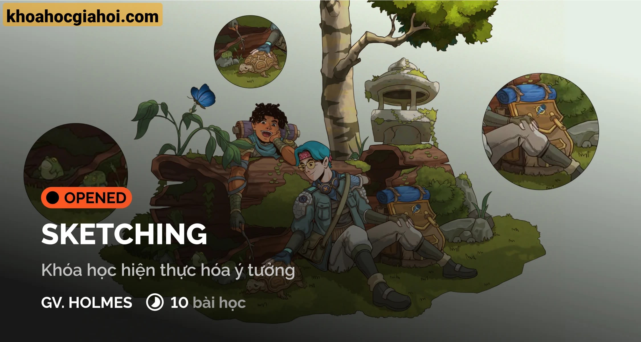 Khoá Học Sketching – Hiện Thực Hóa Ý Tưởng Cùng Digiart Academy