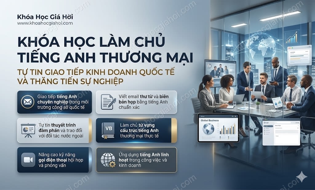 Khóa Học Làm Chủ Tiếng Anh Thương Mại