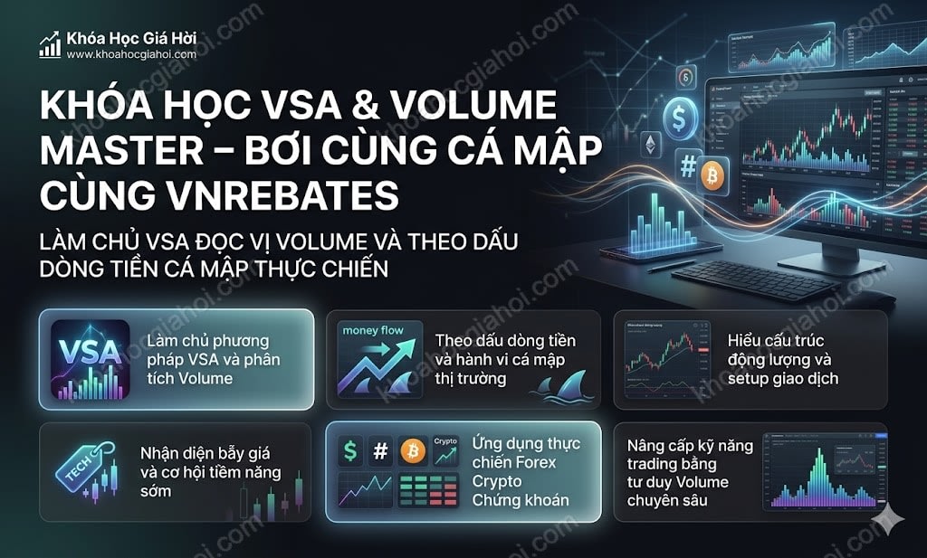 Khóa Học Vsa & Volume Master – Bơi Cùng Cá Mập Cùng Vnrebates