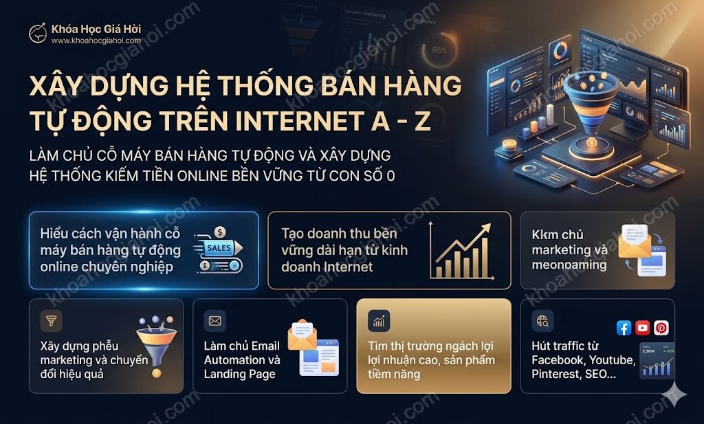 Xây Dựng Hệ Thống Bán Hàng Tự Động Trên Internet A - Z