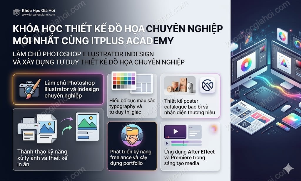 Khóa Học Thiết Kế Đồ Họa Chuyên Nghiệp Mới Nhất Cùng Itplus Academy