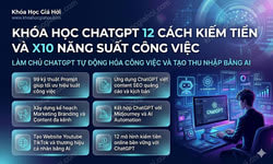 Khóa Học Chatgpt: 12 Cách Kiếm Tiền Và X10 Năng Suất Công Việc
