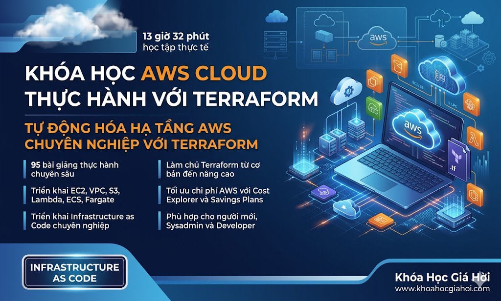Khóa Học AWS Cloud Thực Hành Với Terraform