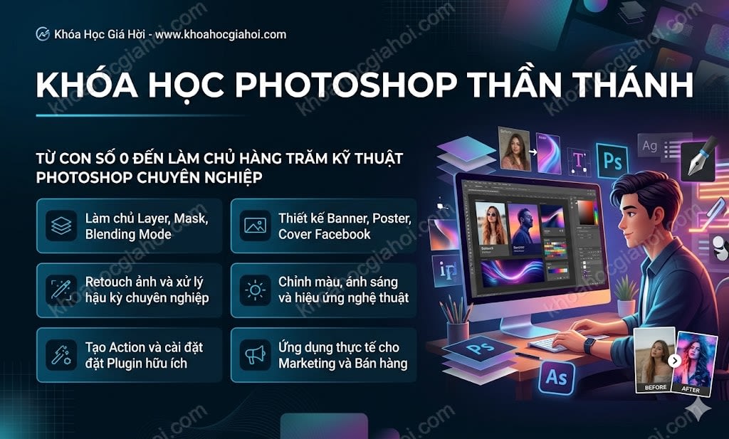 Khóa Học Photoshop Thần Thánh