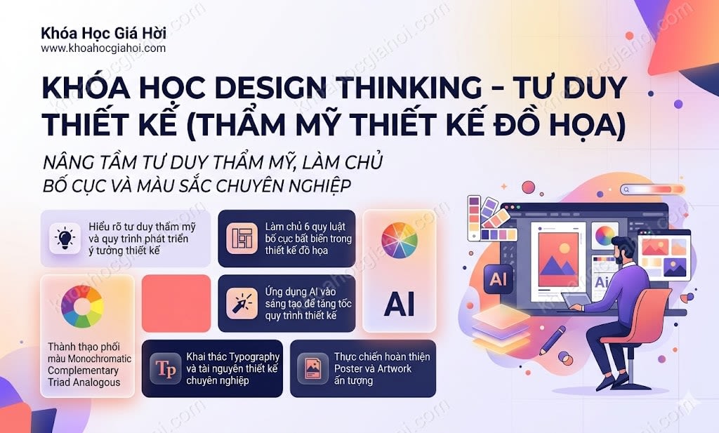 Khóa Học Design Thinking - Tư Duy Thiết Kế (Thẩm Mỹ Thiết Kế Đồ Họa)